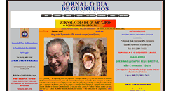 Desktop Screenshot of jornalodiadeguarulhos.com.br